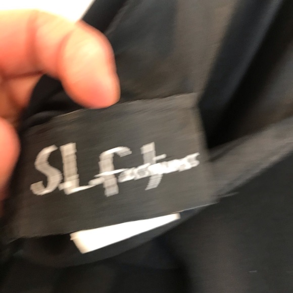 S.L. Fashion Halter Dress With Flare Black - Picture 5 of 7